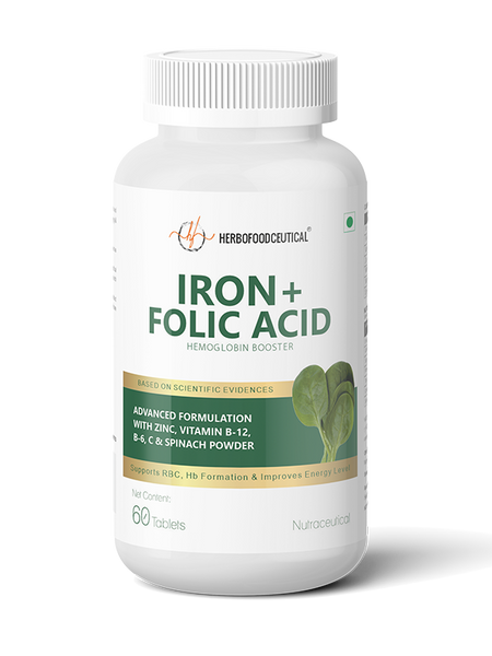 Oklife care iron and folic acid tablets 60