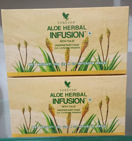 Forever living aloe herbal infusion  25 bags of 2 gm each
