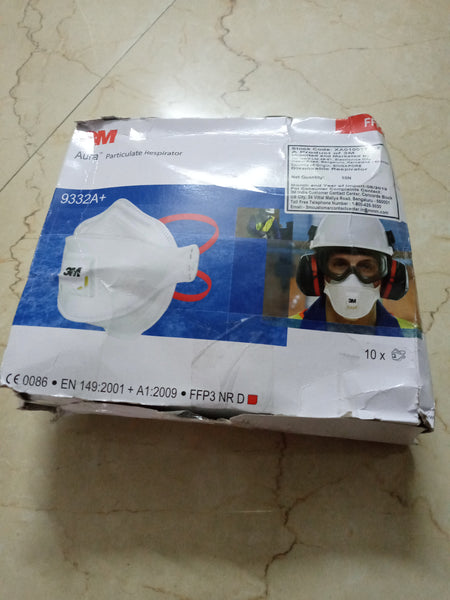 3M Anti Pollution Mask | Advanced inbuilt 5 layer filter | Premium Quality - (Pack of 1) Model 9332A