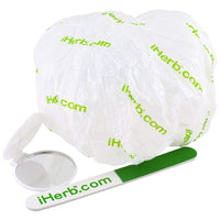 iHerb Goods, Promotional Shower Cap, Mirror Nail File Pieces(pack of 2)